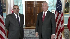 Secretary of State Tillerson Meets His Royal Highness Salman bin Hamad Al Khalifa
