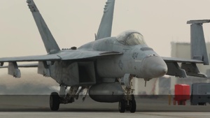 MCAS Iwakuni welcomes the first jet squadrons from Carrier Air Wing Five (Production)