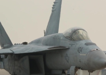 MCAS Iwakuni welcomes the first jet squadrons from Carrier Air Wing Five (Production)