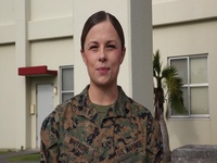 Cpl. Kayla Whitacre Holiday Shout Out