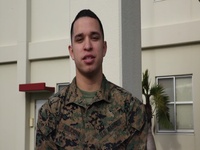Lance Cpl. Jonathan Azucena Holiday Shout Out