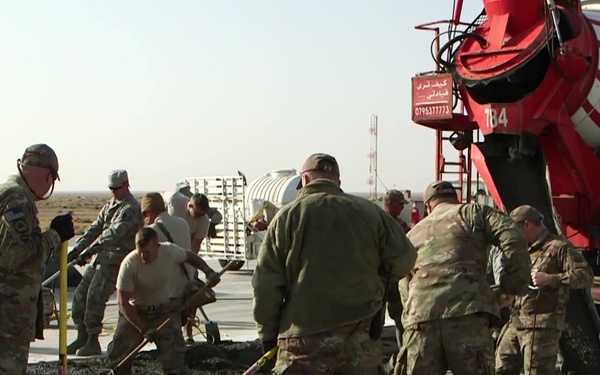 332 ECES repairs airfield in AOR (45-second news story)
