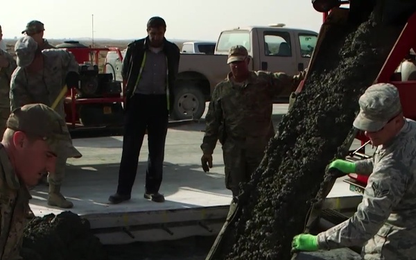 332 ECES repairs airfield in AOR (Complete News Story)