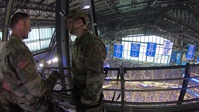 Veterans Day Flag Rappel - Indianapolis Colts
