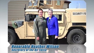 SECAF Heather Wilson Visits Team Minot