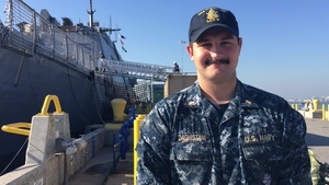 Ens. Leith Daghistani Sends Holiday Greetings, Commader, Littoral Combat Ship Squadron ONE