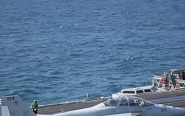 USS Theodore Roosevelt Commences Combat Flight Operations