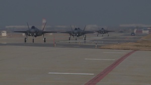 Kunsan AB, Hill AFB F-35A Lightning ll Arrival