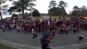 Moody AFB Christmas tree lighting 2017