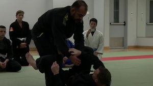 Service Members on MCAS Iwakuni Practice Brazilian Jiu-jitsu (B-Roll)