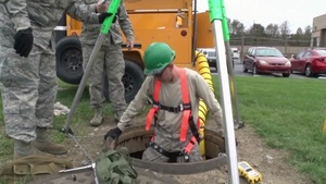 211th EIS Installs Fiber and Network