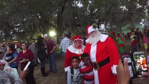 Moody AFB christmas tree lighting 2017