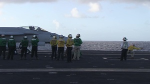 Brother and Sister Aboard the Aircraft Carrier USS Theodore Roosevelt (CVN 71)