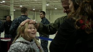 MCAS Iwakuni welcomes Sailors with Carrier Air Wing 5 (B-Roll)
