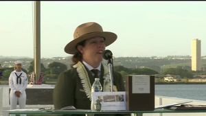 USS Utah Memorial Sunset Ceremony
