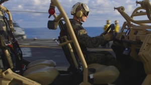 26th MEU loads a Utility Task Vehicle on to a MV-22B