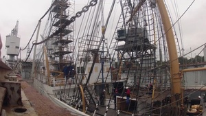 Coast Guard Cutter Eagle undergoes renovations