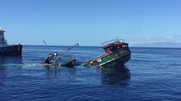 BRoll: Pacific Paradise sinks off Oahu