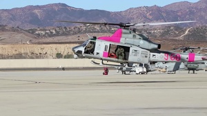 UH-1Y Venom and MH-60S SeaHawk support to Lilac Fire B-Roll