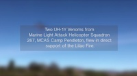 3rd MAW supports firefighting in San Diego County