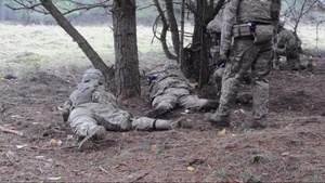 Battle Group Poland Platoon Live Fire Exercise