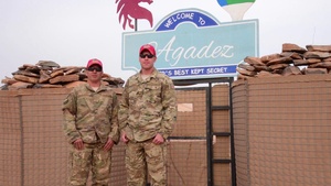 SMSgt Rohde and MSgt Eckert