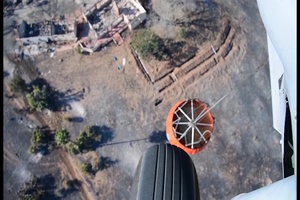 Helicopter Sea Combat Squadron (HSC) 21 Assists in Fighting California Fires