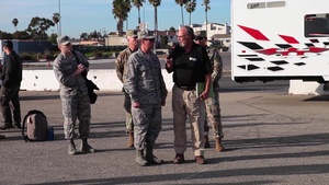 SoCal Fires: National Guard Bureau Chief briefed visits JFTB Los Alamitos