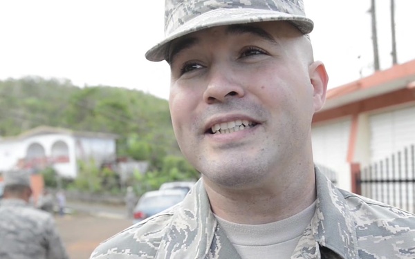 Interview in English: PRANG SSGT Alex River Talks About His Experience During a Supply Mission in Orocovis