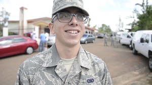 Interview in Spanish: PRANG Airman Angel Ayala Rivera Talks About His Experience During a Supply Mission in Orocovis