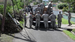 BROLL: Various Shots During Food and Supply Mission in the Town of Yabucoa, Puerto Rico