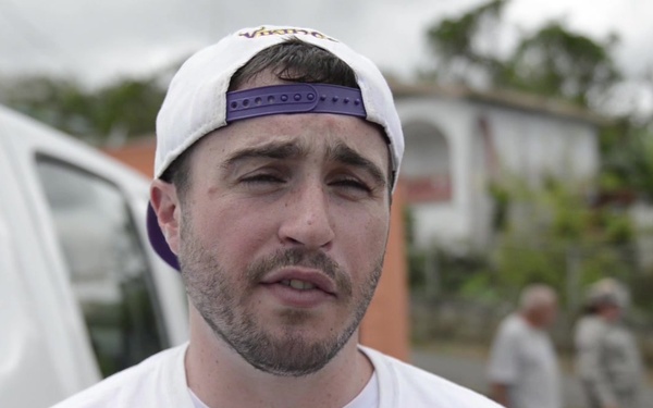 Interview in English: Michael Menda, Foundation for Puerto Rico, talks about his experience partnering with PRANG during a mission in Orocovis