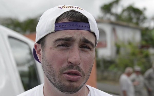 Interview in Spanish: Michael Menda, Foundation for Puerto Rico, talks about his experience partnering with PRANG during a mission in Orocovis