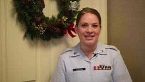 YN2 Ventoza gives holiday greeting