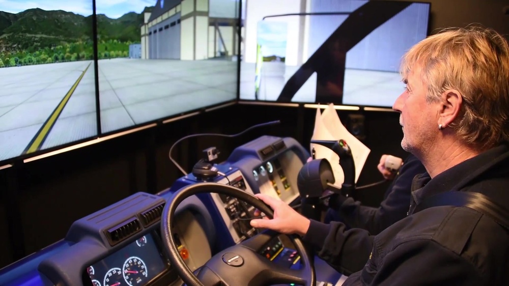 DVIDS - Video - Aircraft Rescue Fire Fighting Simulator Training