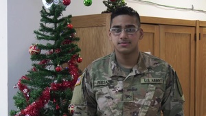 Pvt. Tullsie Persaud Holiday Greeting