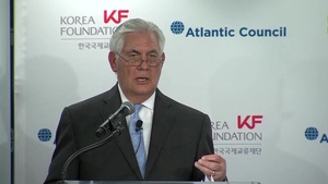 Secretary of State Tillerson Delivers Remarks at the Atlantic Council