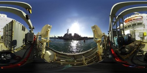 USS John S. McCain Offload from MV Treasure