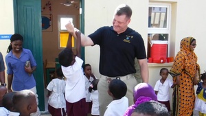CJTF-HOA Chaplain Melvin provides message of faith and fellowship