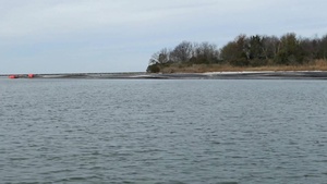 Army Corps Smith Island navigation improvement project b-roll package