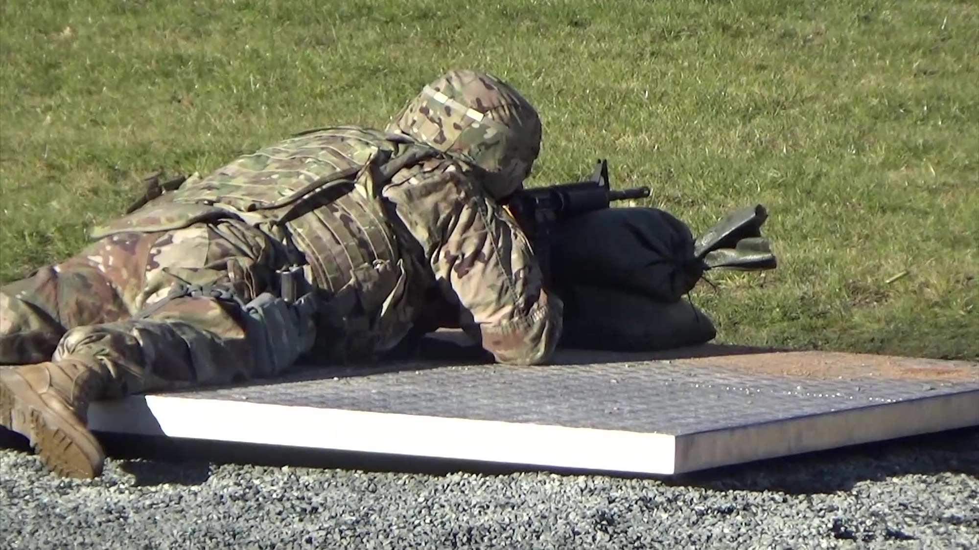ANSBACH, Germany -- U.S. Soldiers with the 1st Air Cavalry Brigade from Fort Hood Texas conduct M4 Qualification at the Oberdachstetten Range Complex, in Bavaria, Germany, Dec. 13, 2017. The 1st Air Cavalry Brigade is on a nine-month rotation in support of Atlantic Resolve. Atlantic Resolve is a demonstration of continued U.S. commitment to collective security through a series of actions designed to reassure NATO allies and partners of America&#39;s dedication to enduring peace and stability in the region.<br /><br />The Oberdachstetten LTA is one of several LTAs operated by the Training Support Activity Europe, providing U.