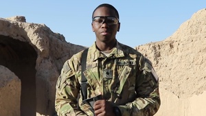 SPC LaDarious James Holiday Greeting