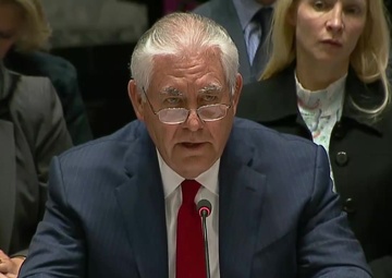 Secretary Tillerson at UN Security Council Ministerial Briefing on Non-Proliferation and the DPRK