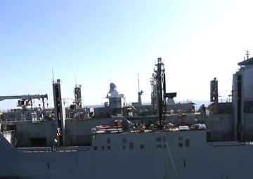 FS Tonnerre replenishment at sea operations
