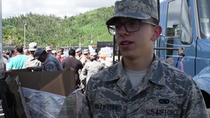 PACKAGE: Airman of the 156th AW aid town first stricken by 2017 Hurricanes
