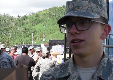 PACKAGE: Airman of the 156th AW aid town first stricken by 2017 Hurricanes