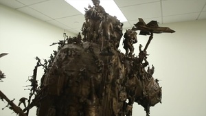 Marine Corps Unveils "Battles Won" Statue