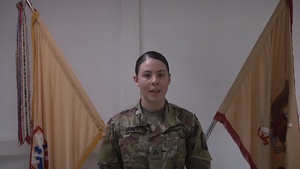 PFC Davila Sends Greetings to Family