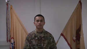 SPC Columna Sends Greetings to Family