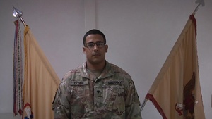 SPC Conde Sends Greeting to Family